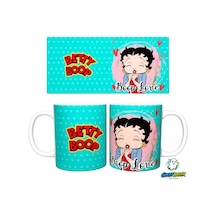 Ghostbastır Desıgn Betty Boop Kupa Bardak Tek Adet K0468 Çok Renkli