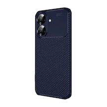 Mey İthalat Realme Note 60 Kılıf Auto Focus Karbon Kapak - Lacivert