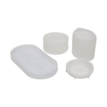 3d Silikon Mum Kalıbı 4 Parça