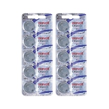 Cr2032 2032 Düğme Pil, Toplam 10 Adet