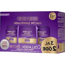 300 Ml Hacim Artırıcı Şampuan Seti Biotin & Hidrolize Kolajen İle İnce Telli Saçlar İçin Beyaz