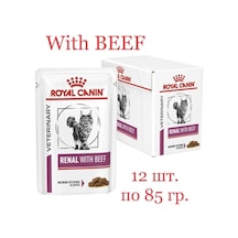 Royal Canin Renal with Beef Kedi Yaş Mama 12 x 85 G