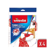 Vileda Easy Wrıng Turbo 2 In 1 Yedek Paspas 4'lü