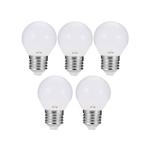 220-240v Led Ampuller 7w E27 Led Spot Ampul Lamba Küre Ampuller Buzlu Led Filament İç Mekan Ampul Tavan Aydınlatması İçin Beyaz 5 Adet