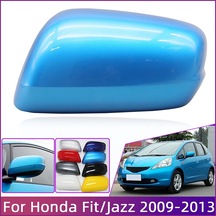 Derin Mavi Lh-dikiz Aynası Kapağı Honda Fit Jazz Ge6 Ge8 2009 2010 2011 2012 2013 Ayna Kapağı Yan Kabuk Konut Yüksek Kaliteli Boyalı
