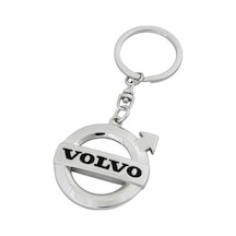 Volvo S80 2006 Sonrası 3d Metal Otomobil Anahtarlığı - Krom Kaplamalı Oto Anahtarlık