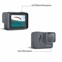 Gopro Hero 5 Uyumlu Ekran Ve Lens Koruyucu