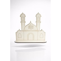 Allah Yazılı Boyanabilir Cami İkili