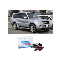 Mitsubishi Pajero Led Xenon Uzun + Kısa Far Ampulü H4 Ultimate Yeni Seri Beyaz