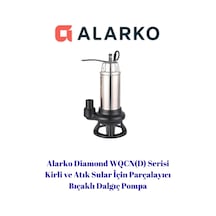 Wqcnd 13-10 Paslanmaz Parçalayıcı Bıçaklı Dalgıç Pompa