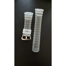 Casio G-shock Dwe-5600 Ga-2100 Şeffaf Plastik Orijinal Saat Kordonu Çok Renkli