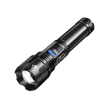 Novahub Güçlü Xhp50 Torch Led El Feneri, N11.758 Siyah Siyah