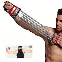 Göğüs Genişletme Ve Kuvvet Egzersiz Aleti 5 Yaylı 5 Kademeli Ayarlanabilir Fitness Ve Kuvvet Antrenmanı Ekipma