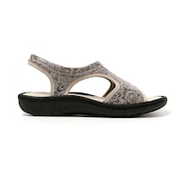 Sandalet Kadın 5364 Green Life Stretch Women's Footwear Plomo Plomo Çok Renkli