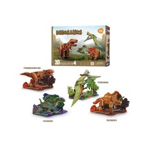 Puzzle 4 Plaka Dinozor
