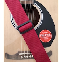 Raymond Joes Rj100Rd Gitar Askısı Polipropilen Deri Başlı