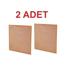 2 Adet 10x10 Cm Delikli Tek Yüzlü Bakır Plaket Pcb Plaket Rodevino