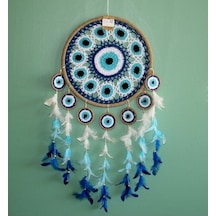 Rüya Kapanı Dream Catcher Model 20 Çok Renkli