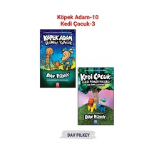Köpek Adam 10 + Kedi Çocuk Çizgi Roman Kulübü 3 Serinin Final Kitapları - 2 Kitap Set, Dav Pılkey