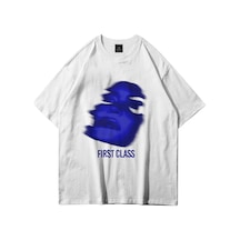 Tarzsokak Unisex First Class Beyaz Tshirt Beyaz