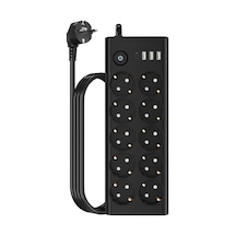 Çoklu Priz 10 Lu + 3 Usb + 1 Type-c 3680w 16a Anahtarlı Akım Korumalı Uzatma Prizi 2 Metre Kablo Ftr14 Hmngoxxtptp Diğer