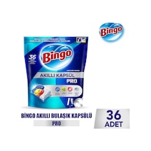 Bingo Akıllı Kapsül Pro Bulaşık Makinesi Deterjanı 36 Tablet