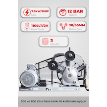 Üç Piston Kafa Grubu 10hp 12bar Gk600b