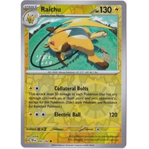 Raichu Reverse Holo 052/162 - Temporal Forces - Pokemon Kartı Mint