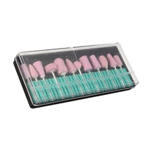 12x Parlatma Taşlama Başlığı Aletleri Tırnak Sanatı Seramik Matkap Uçları