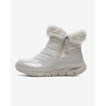 Skechers Arch Fit Smooth - Cool Puff Kadın Beyaz Kar Botu 167252 Wwht Beyaz