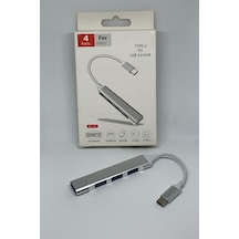 All 4 In 1 Type-c To Usb 3.0 Hub Adaptör Çevirici Dönüştürücü Çoğaltıcı