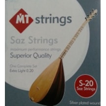 2 Paket Mt String Pyramid 0.20 Uzun Saplı Saz Teli Takımı