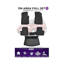 Citoren C3 2002-2008 5d Karbon Paspas Takımı +3d Pvc Bagaj Havuzu