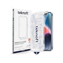 İphone 16e, 14, 13 Pro, 13 İçin Kolay Kurulum Kitli Takılırken Camın Altında Kesinlikle Toz Bırakmayan Ekstra Gü