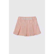Panço Kız Bebek Açık Pembe Örme Etek 2621gb13003