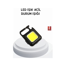 Sepetopia Mini 800 Lümen Led El Feneri Usb Şarjlı 3 Kademeli Işık Şişe Açacaklı Taşınabilir Tasarım