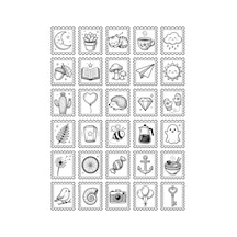 30 Adet Siyah Beyaz Sevimli Doodle Sticker Seti - Laptop Defter Telefon İçin