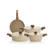 Schafer Toscana Döküm Tencere Seti 7 Parça-krem