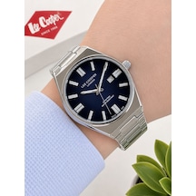 Lee Cooper Çelik Kordon Takvimli Kadran 50 Mt Suya Dayanıklı Özel Tasarım Erkek Kol Saati Lc.m02.m1 Gümüş