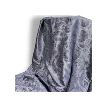 Zp Kadife Peluş Kumaş Ithal Ince 100x150cm Gri Desen Tekstil, Koltuk Kumaşı, Ev Tekstili Gri Desen Gri Desen