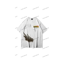 Startmore Unisex Cacti Impact Tshirt Beyaz