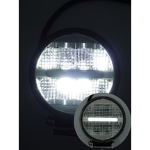 Beyaz Işık 24 Watt Siyah Yuvarlak Off Road Lambası
