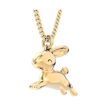 Chocli 18 Ayar Altın Kaplama Tavşan Kolye Chocli 18 Ayar Altın Kaplama Tavşan Kolye