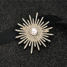 Altın Mizaç Ayçiçeği Broş Kadın Korsaj Giyim Aksesuarları Bayanlar Düğün Parti Takı Altın Altın Mizaç Ayçiçeği Broş Kadın Korsaj Giyim Aksesuarları Bayanlar Düğün Parti Takı Altın