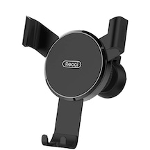360 Derece Dönebilen Başlıklı Araç İçi Telefon Tutucu Recci Rho-c05 Kaydırmaz Tasarımlı Siyah