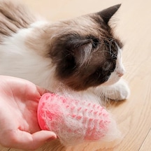 Muhtelif Kedi & Köpek Tüy Toplama Yıkama Ve Ayarlanabilir Köşe Kaşınma Silikon Fırçası 12,5 X 9 Cm