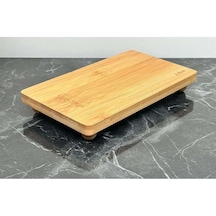 Konak Züccaciye Bamboo Ayaklı Dikdörtgen Sunumluk 24x15 1,2cm