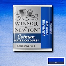 Winsor & Newton Cotman Yarım Tablet Sulu Boya 660 Ultramarine Çok Renkli