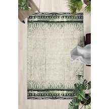 Kaymaz Taban Yıkanabilir Halı Mutfak, Salon, Yatak Odası İçin Modern Dijital Baskı Halı Slnhalı20 - 0069 Çok Renkli