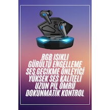 Oyuncu Kulaklığı Mikrofonlu Kablosuz Gaming Kulaklık Powerban Yüksek Ses Kaliteli